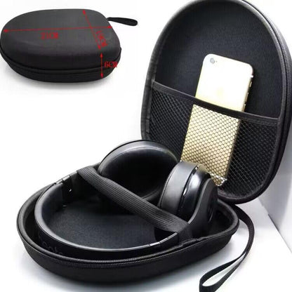 Headphone Case Headset Headphones Hard Shell Travel Carrying Bag for Sony WH-CH520, WH-CH710N, WH-XB910N, MDR-ZX100 ZX110 ZX310 ZX600, WH-1000XM4, for Bose QC45, QC35 II, 700, QC25, for JBL Tune 510BT