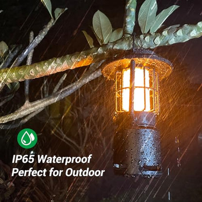 Outdoor Bluetooth Speaker, IP65 Waterproof Wireless Speaker with 3 Lights Modes, Outdoor Camping Portable Speaker Gift for Men Emergency, Hiking, Party (1 Pack) - style: 1 Pack