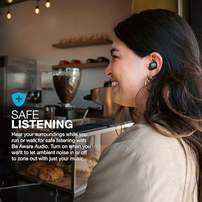 JLab JBuds ANC 3, True Wireless Earbuds, Active Noise Cancelling, Multipoint Connect, Google Fast Pair, Black