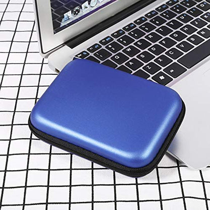 Hard Drive Portable Carrying Case, 5.5 x 4 x 1.4 in Digital Accessories Cable Earphone Storage Organizer USB Flash Drive