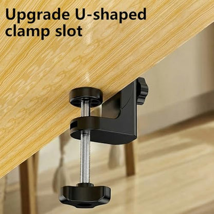 Functional Metal Mic Stand with Cable Management Systems Perfect for Live Broadcast Vocal Adjustable Boom Arm