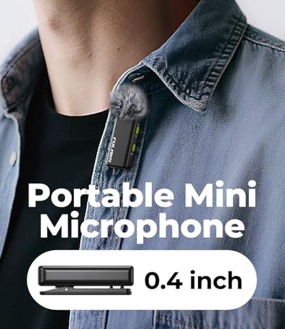 FULAIM X6 Pro Wireless Lavalier Microphones with 4 Transmitter