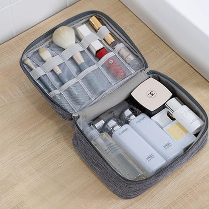 Organizer Case Small Electronic Devices USB Charger Accessories Mouse Phone Cable SD Power Bank Earphone - color: Large-Sky Blue