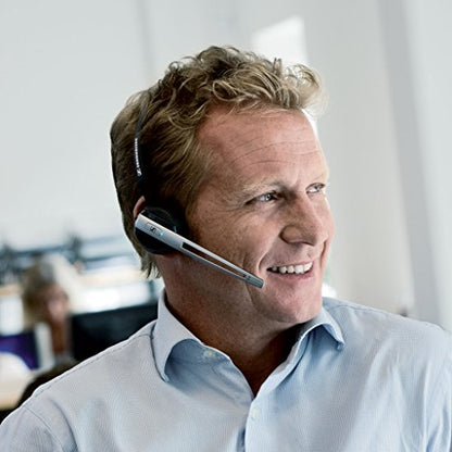 Sennheiser OfficeRunner Convertible Wireless Office Headset with Microphone - DECT 6.0 (Classic Silver) | Noise-canceling wireless headset for desk phone & computer - 3-in-1 convertible wear, DECT 6.0, 400 ft range, Zoom & Teams