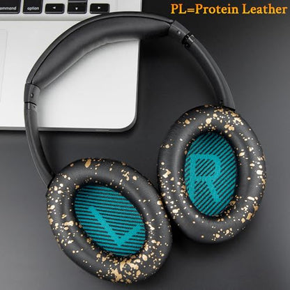 SoloWIT Earpads for Bose Headphones - Black Gold - color: Black Gold