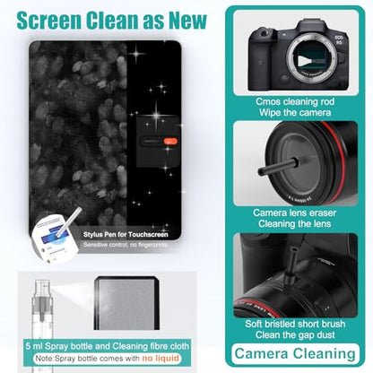 VICHYIE 32 in 1 Multi-Function Cleaning Kit for Electronic Devices (Black) - color: Black