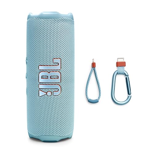JBL Flip 7 Portable Bluetooth Speaker, Waterproof and Drop-Proof - Teal | Up To 16 Hours Playtime, IP68 Dustproof Build, Clip-On Loop, USB C Lossless Audio, Links With Other Speakers For Outdoor Use - color: Teal