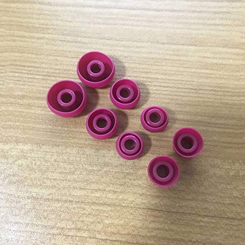 Replacement Silicone Earbuds Ear Tips Eargels Buds Set Compatible with Beats Powerbeats 3 Powerbeats 2 Wireless in-Ear Earphones (4 Pairs/Brick Red) - color: Brick Red