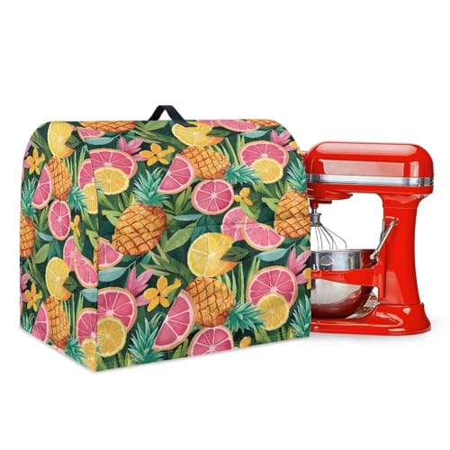 Stand Mixer Dust Cover with Adjustable Drawstring, Stand Mixer Dust Cover Sturdy Kitchen Accessories Stand Mixer Cover Lemon - color: Lemon, size: S
