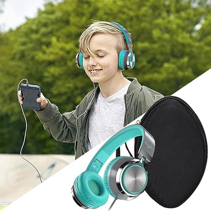 Aproca Case Compatible with Artix CL750 Wired/AILIHEN C8 Over-Ear Headphones, Portable Headset Bag for Accessories -Black (Case Only)