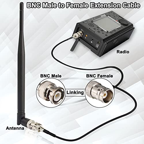 BNC Extension Cable 10ft BNC Male to Female Coaxial 50Ohm SDI Cable | RG174 Extension Coaxial Line for Video Signals, CCTV, DVR, Camera - color: 1, size: 10 feet