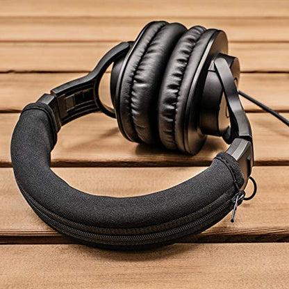 Replacement Headband Cover Compatible ATH M50X M50 M40X M40 M30X M20X Headphones (Black) - color: Black