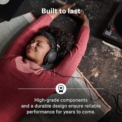 Sennheiser HD 505 - Wired Headphones Over Ear with Transparent Sound and Controlled Bass, Enhanced Comfort Studio Headphones for Music, Work, Gaming, Audiophiles, Students, Traveling, Copper Edition
