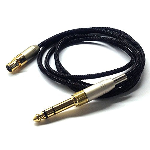 NewFantasia Replacement Audio Upgrade Cable Compatible with beyerdynamic DT 1990 Pro, DT 1770 Pro Headphone and Compatible with AKG K371, K175, K275, K245, K182, K7XX Headphone 1.6meters/5feet - size: 5 feet