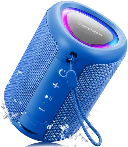 Portable Bluetooth Speaker Beach Essentials: Powerful Crystal Clear Sound/Dynamic Light/IPX5 Waterproof/All Day Playtime/Wireless BT 5.3/TWS Paring, Dad Gifts, Outdoor|Travel|Camping|Pool Accessories | Powerful HD Sound,Dynamic Light,All Day Playtime,Wire