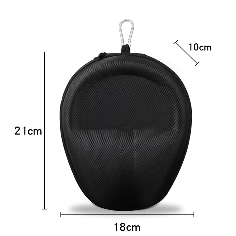 Hard Shell Travel Headphone Case for Bose QuietComfort QC Ultra QC45 QC35 II QC25, Sony WH-CH520 WH-CH720N WH-1000XM4, TOZO HT2, Audio-Technica ATH M50X M20X, Lorelei X6, JBL Tune 660NC 520BT (Black) - color: Black