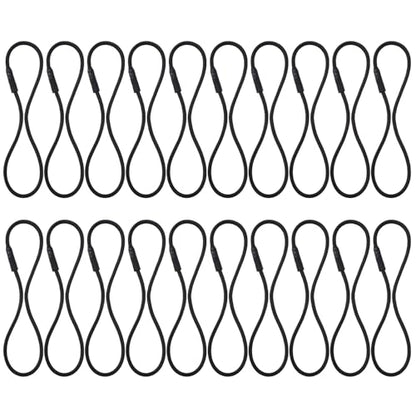 8 Pieces Shock Mount Mic Holder,Black Microphone Shock Mount Rubber Rings, Universal Elastic Bands Replacement for Microphone Holder Clamp (3mm Thickness, 4.6 & 3.4 Inch Diameters)
