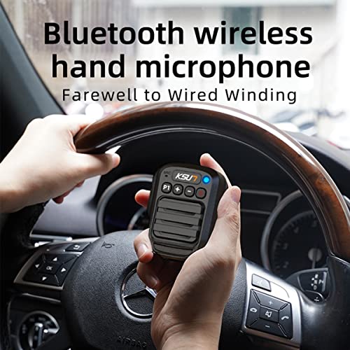KSUN Walkie Talkie PTT 1000mAh Battery Microphone Wireless Push-to-Talk Support Bluetooth for Real PTT Zello ZL10 ZL20 ZL18 ZL38 B60