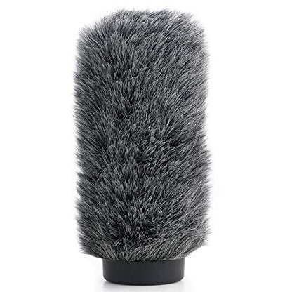 NTG3 Microphone Windscreen - Deadcat/Windmuff for Rode NTG-3, Sennheiser MKH416 Shotgun Mic, Wind Shield Up to 7.1" Long by YOUSHARES - color: 02_Gray