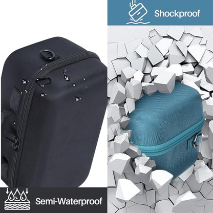 Lebakort Hard Case Compatible with Bose SoundLink Max Portable Speaker, Black Case - color: Black Case
