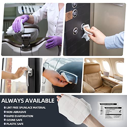 Technical Prep Pads Cleaning Wipes | Pre-Moistened Concentration Electronic Wipes Sheets, Surface Cleaning for Computers, Printer, Electronics, Industrial, Thermal Paste Remover (80PCS, 5"×6") - size: 80PCS
