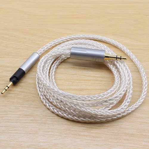 Youkamoo Replacement Audio Upgrade Cable Compatible with Sennheiser HD560s HD599 HD598 HD598SE HD620S HD400PRO HD569 HD579 HD558 HD518 HD505 HD598cs Headphones 3.5mm to 2.5mm 6.5ft/2m - size: 6.6 feet (2m)