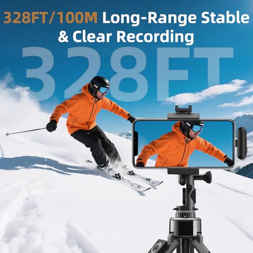 Wireless Lavalier Microphones for iPhone 17 with AI Noise Filter