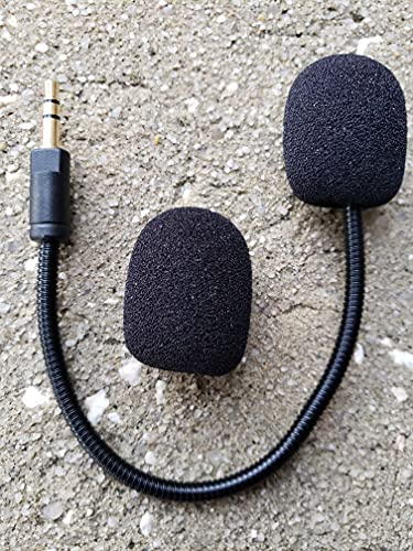 TNE Electra V2 Mic Replacement Detachable Game Microphone Boom for Razer Electra USB V2 PS4 Pro PS5 Xbox One X Computer PC Gaming Headsets 3.5mm Jack Noise Cancelling