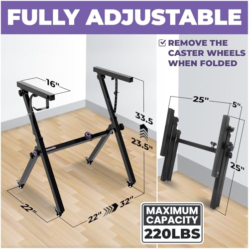 Liquid Stands Foldable Piano Keyboard Stand - 54-88 Key Z Style Adjustable Digital Piano Stand Electric Piano Stand - Portable Heavy Duty Music Stand for Kids, Adults - Sturdy Musical Keyboard Stand (Foldable Z-Style & Bench) - size: Foldable Z-Style With