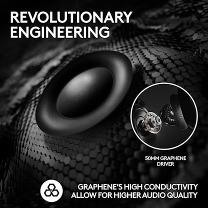 Logitech G PRO X 2 Lightspeed Wireless Gaming Headset, 50mm Graphene Drivers, DTS:X Headphone 2.0—7.1 Surround, Bluetooth/USB/3.5mm Aux, for PC, PS5, PS4, Switch - Magenta (Renewed)