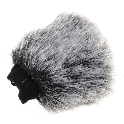 Upgrades Furry Wind Muff For ZV1 VLOG Mic Furry Windscreen Muff WindShield Long Lasts Performances Wind Cover Cloth