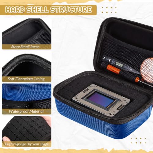 Relaxweex Hard Case with Foam, Blue, 7.1 x 4.7 x 3.1 Inch - color: Blue, size: 7.1 x 4.7 x 3.1 inch