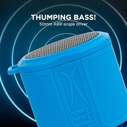 Altec Lansing HydraMicro - Waterproof Bluetooth Speaker, Lightweight & Portable Speaker for Travel & Outdoor Use, Royal Blue - color: Royal Blue, style: HydraMicro