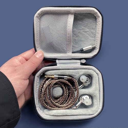 PU Leather Storage Box, Suitable for in Ear Earphones, Wired Earphones, Waterproof, Portable, Pressure Resistant Box, Earphone Storage Bag