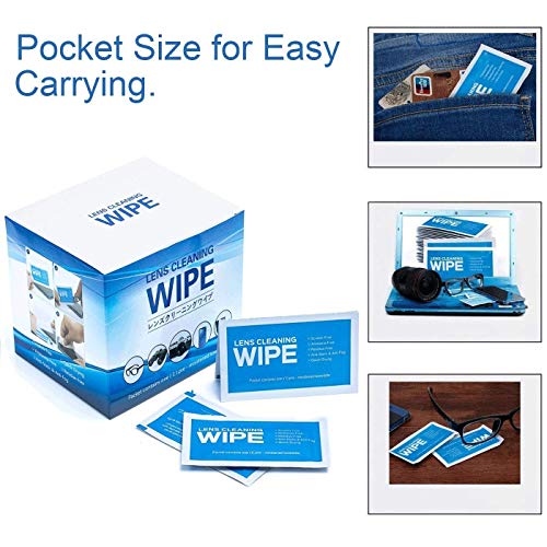 Monitor Wipes - Pre-Moistened Electronic Wipes, Surface Cleaning for Computers, Cell Phones, Sunglasses, LCD Screens, Monitor - Quick Drying, Streak-Free, Ammonia-Free - Screen Wipes
