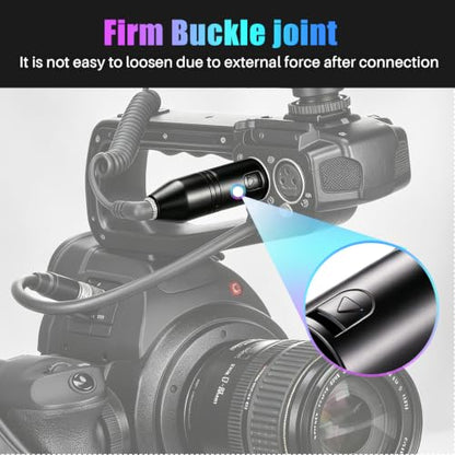 Ancable 3.5mm to XLR, 2-Pack 3.5mm Stereo TRS Mini-Jack Female to 3-Pin XLR Male Microphone Adapter, Audio Converter for Camcorders, Recorders, Mixers - size: 2-Pack