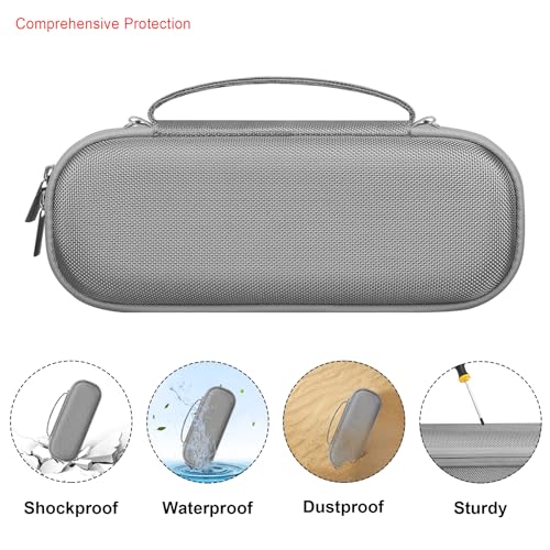 Carrying Case for Beats Pill - Portable Bluetooth Speaker/Beats Pill x Kim - color: Light Gray
