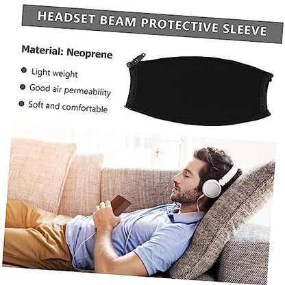 Neoprene Headband Pad Cover for Zipper Protector Headphone Headband Accessory Design Comfort for Headphones