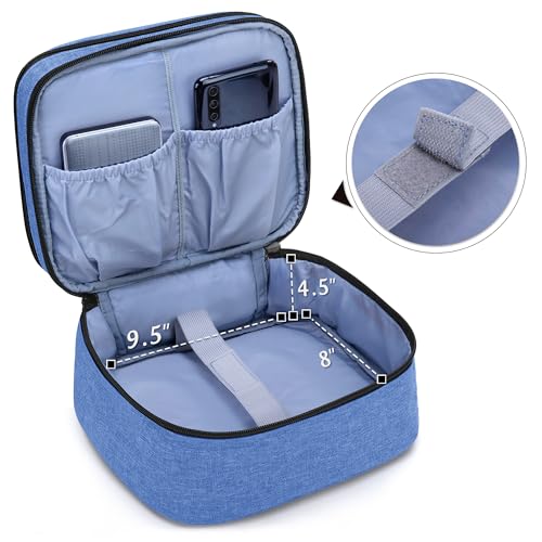 LUXJA Carrying Bag Compatible with DR.J Mini Projector, Blue - color: Blue