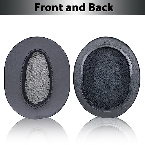 WH-CH710N Replacement Earpads Ear Cushions, Ear Pads for Sony WH-CH700N, WH-CH710N, WH-CH720N Headphones, Ear Cushions with Soft Ice Silk, Ear Comfort Memory Foam (Black) | Softer Ice Silk Fabric & High-Density Memory Foam Earpads for Sony Headphones - co
