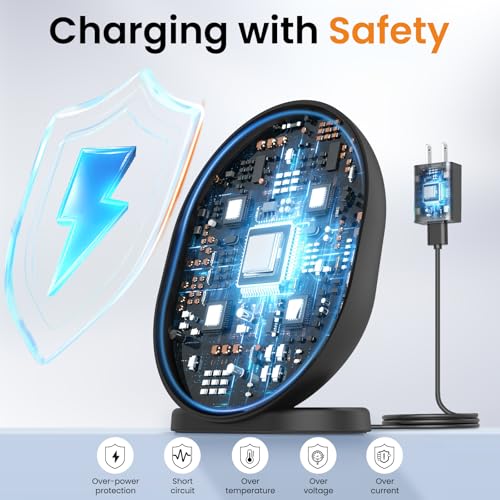 Wireless Charging Station Compatible with Shokz OpenRun Pro/OpenRun Standard Mini, 3.93ft Magnetic USB Charger Cable Stand Holder Dock Cord Replacement for Shokz Aftershokz Headphones