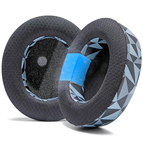 WC Freeze Stealth Pro - Cooling Gel Earpads for Turtle Beach Stealth Pro 1 | Made by Wicked Cushions | Boost Comfort, Durability, Thickness & Sound Isolation | Geo Grey - color: Geo Grey