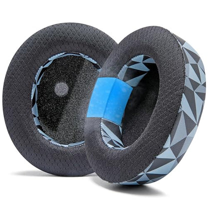 WC Freeze Stealth Pro - Cooling Gel Earpads for Turtle Beach Stealth Pro 1 | Made by Wicked Cushions | Boost Comfort, Durability, Thickness & Sound Isolation | Geo Grey - color: Geo Grey