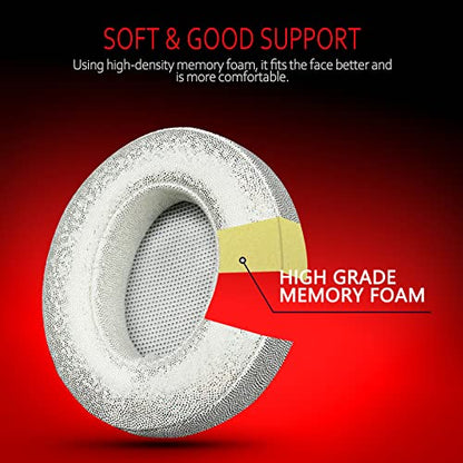 Replacement Ear Pads for Beats Studio 3 & 2,Upgraded Beats Studio 3 Replacement Parts and Beats Headphones Accessories,Compatible with B0500 B0501 Wired/Wireless Models,Sparking White - color: Sparking White
