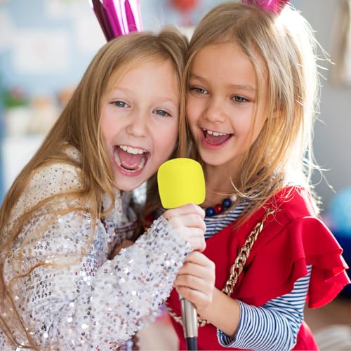 ChromLives Colorful Microphone Cover Microphone Windscreen Foam Cover Top Grade 8 Pack - color: Multi-Color