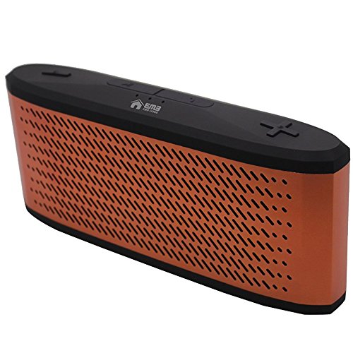 EMB ES950BT-GX1 Indoor/Outdoor High-Definition Super Loud Portable Bluetooth Speaker - Orange