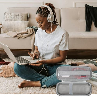 Carrying Case for Beats Pill - Portable Bluetooth Speaker/Beats Pill x Kim - color: Light Gray
