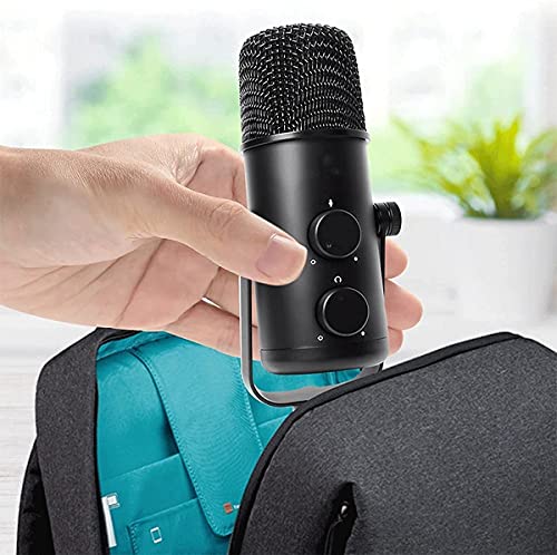 USB Microphone for Computer, Plug & Play Computer Microphone, with Mute Key, Echo/Volume Control Desktop Microphone for Gaming, Vocals, Voice Over, Streaming
