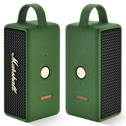 Silicone Case for Marshall EMBERTON III Portable Bluetooth Speaker,Soft Silicone Protective Case Compatible with Marshall EMBERTON III Portable Bluetooth Speaker (Green) - color: Green