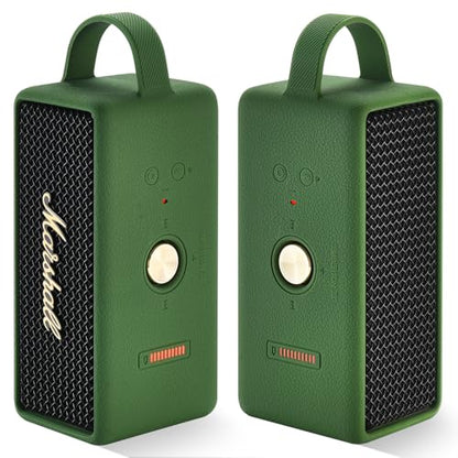 Silicone Case for Marshall EMBERTON III Portable Bluetooth Speaker,Soft Silicone Protective Case Compatible with Marshall EMBERTON III Portable Bluetooth Speaker (Green) - color: Green